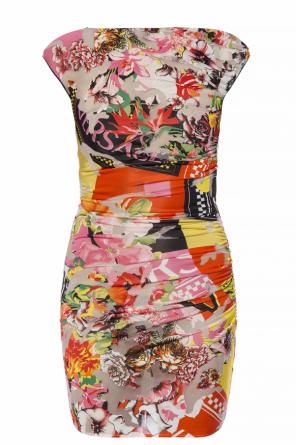 Gathered patterned dress, zdjęcie 1 Gathered patterned dress od Versace